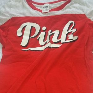 VS Pink Red/White T-Shirt